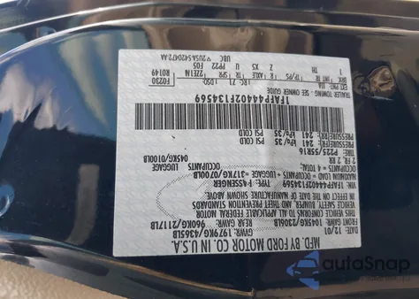 2002 Ford Mustang z USA, uszkodzony, nr VIN 1FAFP44402F134569